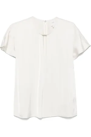 Calvin Klein Logo-plaque blouse
