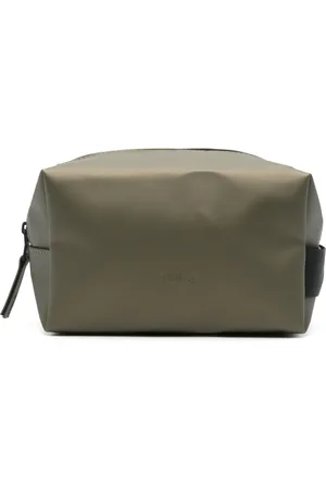 Rains Small logo-debossed wash bag