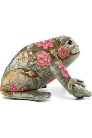 Anke Drechsel Frog embroidered soft toy