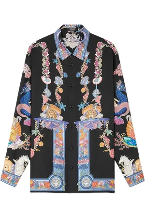VERSACE Coral Theatre button-up shirt