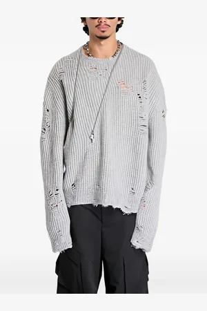 HELIOT EMIL Distressed-effect sweater