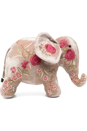 Anke Drechsel Elephant embroidered soft toy