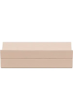 SMYTHSON Rectangular leather box