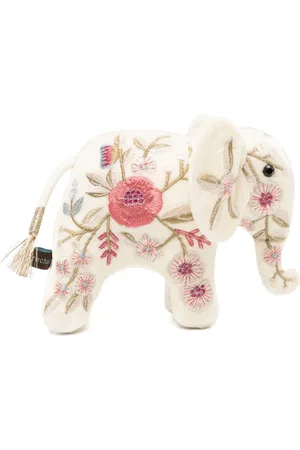 Anke Drechsel Mini elephant embroidered soft toy
