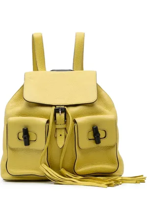 Gucci 2016-2024 Leather Bamboo Tassel backpack