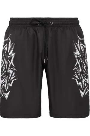 Philipp Plein Graphic-print swim shorts