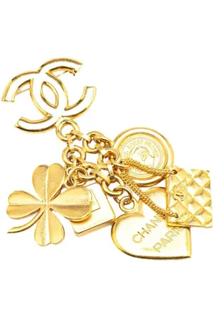 CHANEL 1995 Plated CC Iconic Lucky Charms Brooch costume brooch