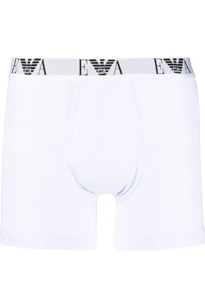 Emporio Armani Logo-waist cotton boxer briefs