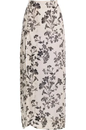 Agua by Agua Bendita Marfil Guayacan midi skirt