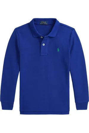 Ralph Lauren Piqué-weave polo shirt