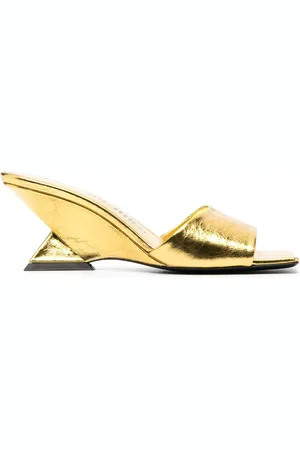 The Attico Cheope 70mm leather sandals