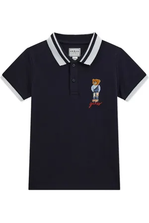 Guess Contrast-trim polo shirt