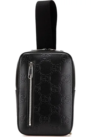 Gucci 2016-2024 Jumbo GG Embossed Leather Sling Bag crossbody bag