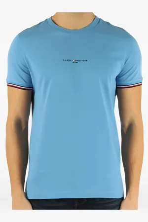 Tommy Hilfiger Striped-tipping T-shirt