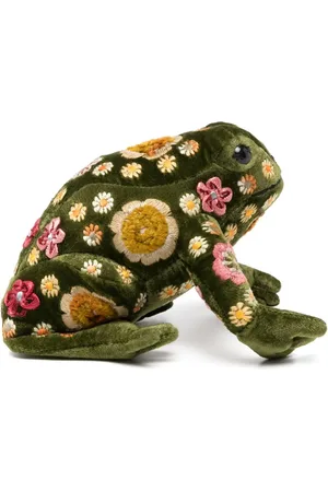 Anke Drechsel Frog embroidered soft toy