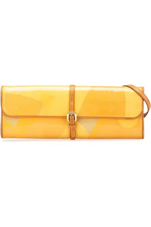 LOUIS VUITTON 2000 Monogram Vernis Fleurs Pochette crossbody bag