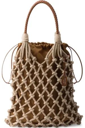 Prada Macramé tote bag
