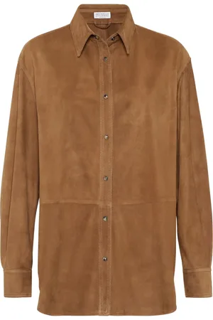 Brunello Cucinelli Leather shirt