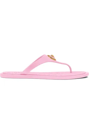 VERSACE Alia metallic-detail flip-flops