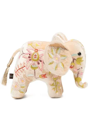 Anke Drechsel Mini elephant embroidered soft toy