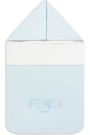 Fendi Logo-embroidered cotton sleeping bag