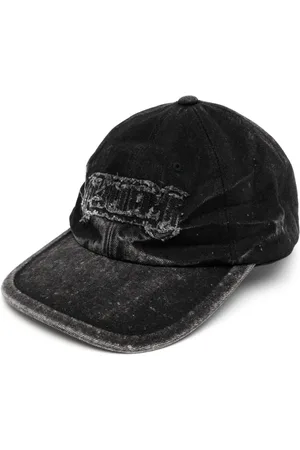 JUUN.J Denim embroidered ball cap