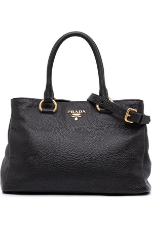 Prada 2000-2024 Vitello Daino Open Convertible Tote satchel