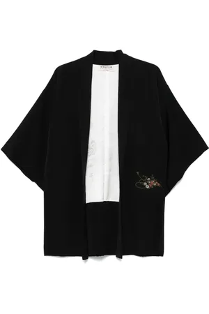 A.N.G.E.L.O. Vintage Cult 1970s pre-owned floral-embroidered kimono