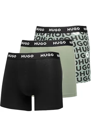 HUGO BOSS Logo-waistband briefs (pack of three)