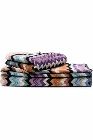 Missoni Two-piece Giacomo zigzag towels