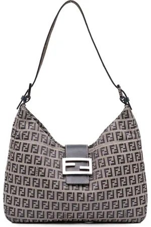 Fendi 2000-2010 Zucchino Canvas shoulder bag