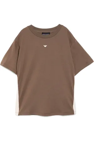 Emporio Armani Logo-embroidered T-shirt
