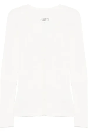 Maison Margiela Elbow-patches cardigan