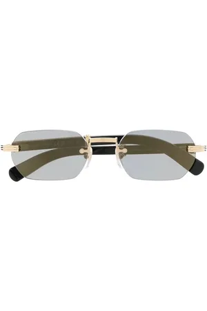 Cartier Tinted geometric-frame sunglasses