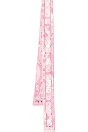 Puccini Orchidee-print scarf