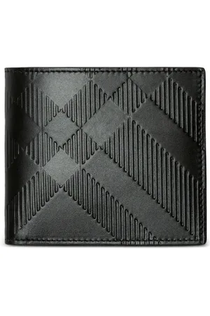Burberry Textured-finish leather wallet