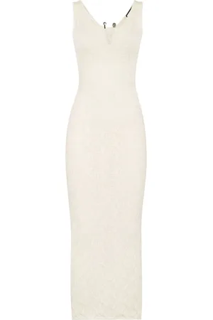 Philipp Plein Monogram midi dress