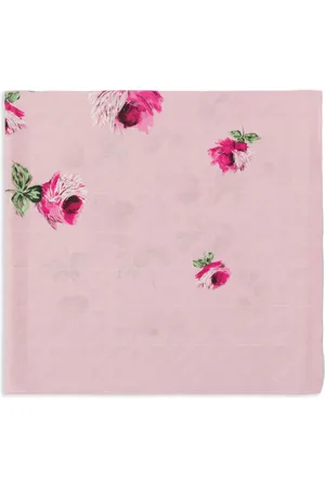 Prada Crepe-de-chine jacquard scarf