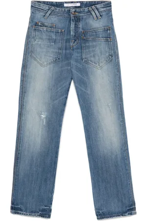 Gianfranco Ferré 2000s logo-patch jeans