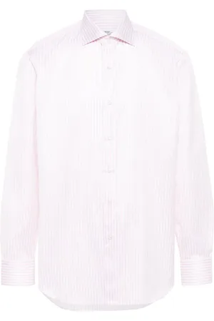 FRAY Striped cotton shirt