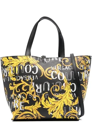 VERSACE Logo-print tote bag