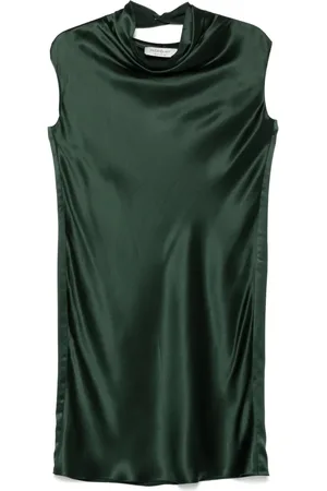 Saint Laurent 2012 satin midi dress