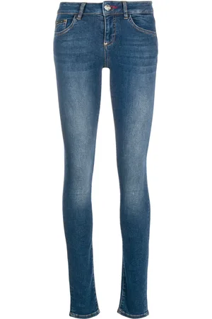 Philipp Plein Crystal fringe-embellished skinny jeans