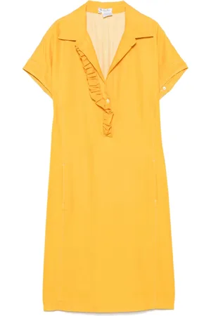 Loro Piana 2010s cotton midi dress