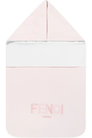Fendi Logo-embroidered cotton sleeping bag