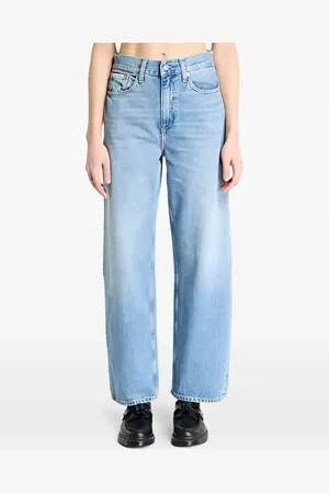 Calvin Klein Logo-tag jeans