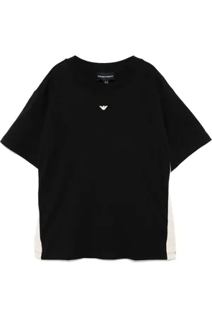 Emporio Armani Logo-embroidered T-shirt