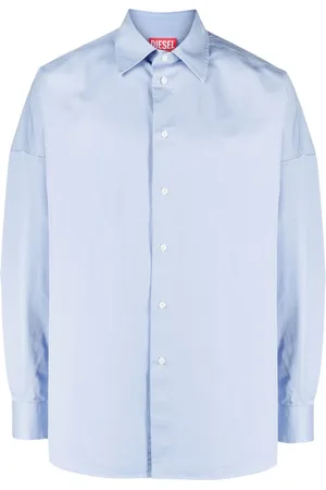 Diesel S-Limo logo-embroidered shirt