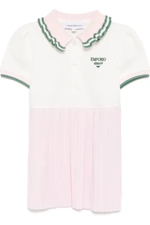 Emporio Armani Piqué polo-collar dress