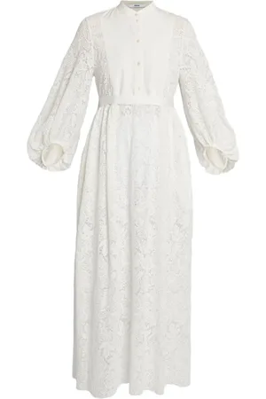 Erdem Long-sleeve belted midi dress